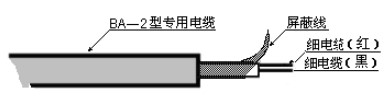 智能超聲波液位計(jì)電纜線說明圖